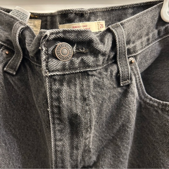 LEVIS BAGGY DAD JEAN SIZE 26” WAIST 30” INSEAM IN COLOUR BOOT BARN STONE - Picture 4 of 12